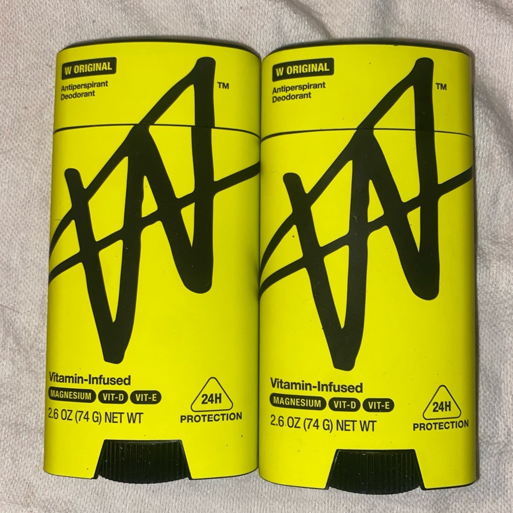 Lot of 2 New W By Jake Paul Men's Antiperspirant Deodorant Solids, 2.6 oz Each